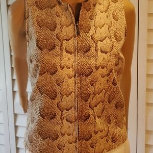 snake & glitter--SNAKE PRINT VEST